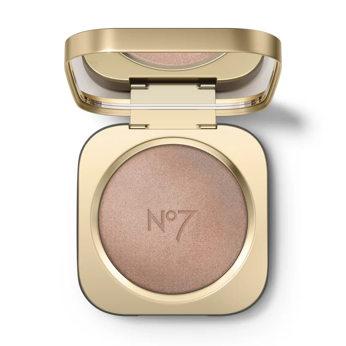 No7 Pro Artist lights, camera action eyeshadow palettes stacked on top of each other in front of a grey background