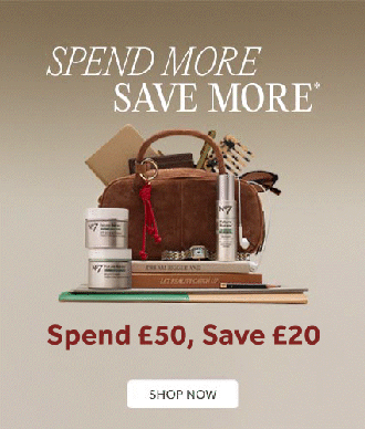 Spend More, Save More. Spend £50, Save £20, Spend £70, Save £30
