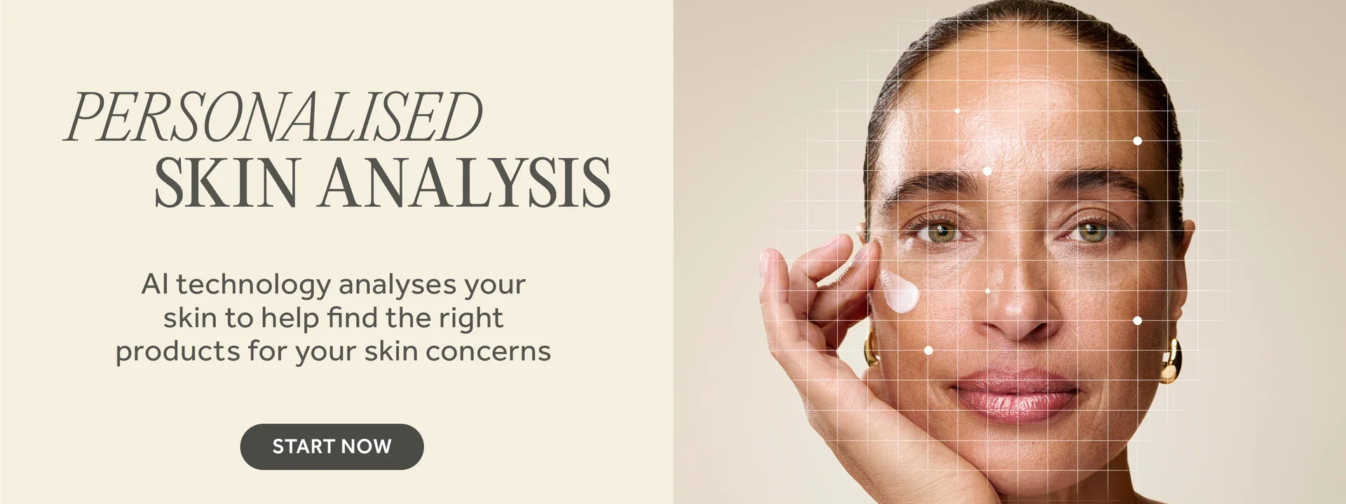 Get a deeper understanding of your skin with our AI technology. Try our skin analysis quiz today!