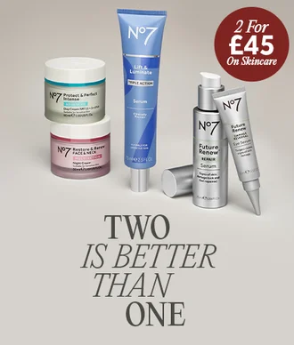 THE POWER PAIR. Pick two of your skincare favourites & get both for £45*